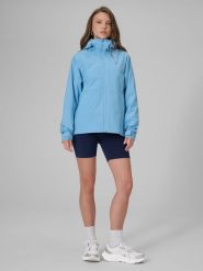 4F Kurtka przejściowa membrana 5000 damska - niebieska M. Niebieskie kurtki damskie 4f, m, bez wzorów, bez kaptura. Za 299.99 zł.