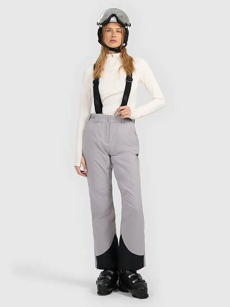 4F Spodnie narciarskie w kolorze szarym rozmiar: M. Szare spodnie dresowe damskie 4f, m, bez wzorów. Za 292.20 zł.