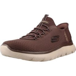 Buty SKECHERS 232457S SUMMITS HIGH RANGE Brązowy. Brązowe buty fitness męskie Skechers, na fitness i siłownię. Za 343.99 zł.