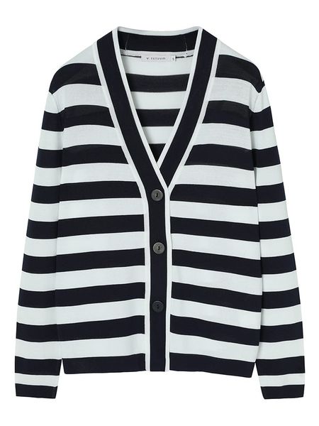 TATUUM Kardigan w kolorze czarno-białym rozmiar: M. Białe kardigany damskie Tatuum, m, bez wzorów. Za 209.33 zł.