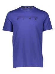 Puma Koszulka sportowa "Energy Cloudspun" w kolorze niebieskim rozmiar: XL. Niebieskie bluzki sportowe damskie Puma, xl, bez wzorów, z materiału, bez ramiączek. Za 105.38 zł.