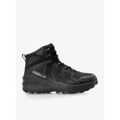 Buty turystyczne męskie Inov-8 Roclite Pro GTX Wide. Czarne buty trekkingowe męskie Inov-8, bez zapięcia, trekkingowe. Za 487.99 zł.