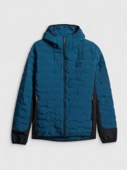 4F Kurtka trekkingowa z wypełnieniem Primaloft Silver męska - granatowa S. Niebieskie kurtki męskie 4f, l, bez wzorów, bez kaptura. Za 399.99 zł.