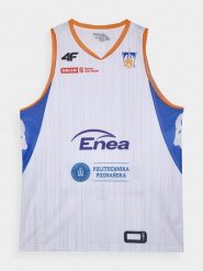 4F Tank top replika domowy z sezonu 2023/24 damski 4F x Enea AZS Politechnika Poznań - multikolor XXL. Topy damskie 4f, xxl, bez wzorów, z dzianiny, bez kołnierzyka. W wyprzedaży za 79.99 zł.