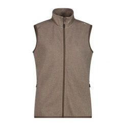 Damska kurtka bez rękawów z kapturem CMP Knit-Tech. Białe kurtki damskie CMP, l, bez wzorów, z materiału, z kapturem. Za 226.50 zł.