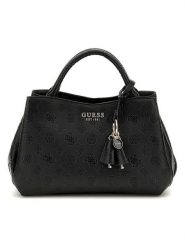 Guess Torebka w kolorze czarnym - 30 x 20 x 10 cm rozmiar: onesize. Czarne torebki klasyczne damskie Guess, z aplikacjami, z materiału, z tłoczeniem, bez dodatków. Za 523.38 zł.