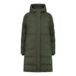 Płaszcz damski turystyczne CMP 34K0096. Zielone płaszcze damskie CMP, xs, bez wzorów, sportowe. Za 539.00 zł.