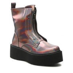 Trzewiki Jenny Fairy. Botki damskie Jenny Fairy, bez obcasa, na koturnie, bez zapięcia. Za 199.99 zł.