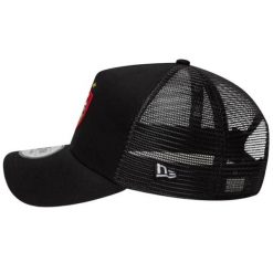 Czapka trucker RC Toulon New Era Core EF. Czarne czapki męskie New Era, bez wzorów, z materiału. Za 167.00 zł.