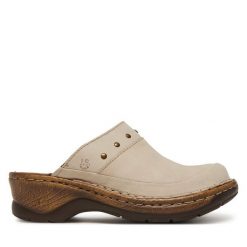 Klapki Josef Seibel. Klapki damskie Josef Seibel, bez wzorów, bez obcasa. Za 329.99 zł.