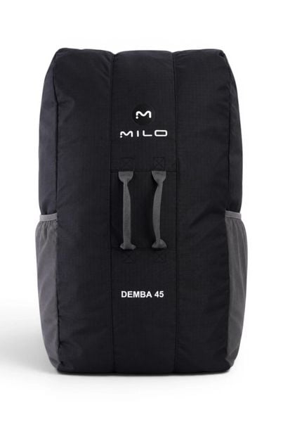 Plecak torba wspinaczkowa Milo DEMBA 45 black. Czarne plecaki męskie Milo, bez wzorów, z nylonu. Za 229.00 zł.