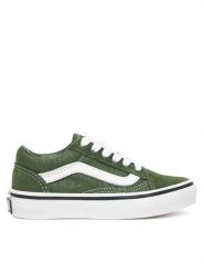 Vans Tenisówki Old Skool VN000E9RZ3R1 Khaki. Brązowe buty sportowe chłopięce Vans, bez wzorów, ze skóry, bez zapięcia. Za 219.99 zł.