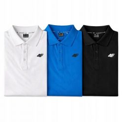ZESTAW KOSZULEK POLO 4F T-SHIRT MĘSKI KOMPLET 3 SZTUKI M0770. Koszulki polo męskie 4f, m, bez wzorów, z bawełny, bez ramiączek. Za 269.97 zł.