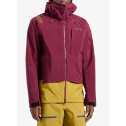 Kurtka La Sportiva Sender GTX Performance Jacket. Czerwone kurtki męskie La Sportiva, bez wzorów, sportowe, bez kaptura. Za 2,057.99 zł.