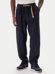 Aeronautica Militare Spodnie materiałowe 261PA1712UCT04293 Granatowy Comfort Fit. Niebieskie spodnie materiałowe męskie AERONAUTICA MILITARE, bez wzorów, ze lnu. Za 839.99 zł.