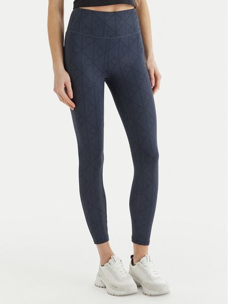 Calvin Klein Performance Legginsy LVGWS6L645 Granatowy Slim Fit. Niebieskie legginsy damskie Calvin Klein Performance, l, bez wzorów, z syntetyku, na fitness i siłownię. Za 175.99 zł.