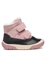 Geox Kozaki B Omar Girl Wpf B462LC 022FU C0724 S Czarny. Czarne kozaki dziewczęce Geox, bez wzorów, ze skóry, bez obcasa. Za 269.99 zł.