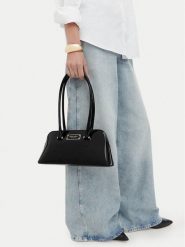 Nine West Torebka CEO-MODERN MUSE-LA374-4764 Czarny. Czarne torebki klasyczne damskie Nine West, bez wzorów, ze skóry, bez dodatków. Za 179.99 zł.