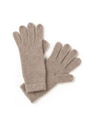 CXL by Christian Lacroix Kaszmirowe rękawiczki w kolorze beżowym rozmiar: onesize. Brązowe rękawiczki damskie CXL by Christian Lacroix, bez wzorów, z kaszmiru. Za 130.95 zł.