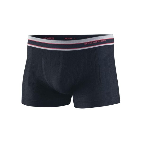 Bokserki męskie BX10870. Czarne bokserki męskie Brubeck, bez wzorów, z elastanu. Za 84.99 zł.