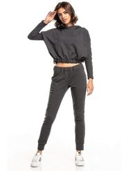 Tessita Bluza w kolorze szarym rozmiar: M/L. Czarne bluzy z kapturem damskie Tessita, l. Za 97.05 zł.