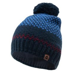 Czapka męska zimowa Hi-Tec Hervin - niebieska. Niebieskie czapki męskie Hi-tec, na zimę, bez wzorów, z materiału, klasyczne. Za 49.99 zł.