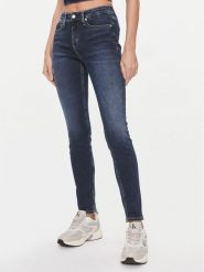 Calvin Klein Jeans Jeansy J20J222445 Granatowy Skinny Fit. Niebieskie jeansy damskie Calvin Klein Jeans. Za 299.99 zł.