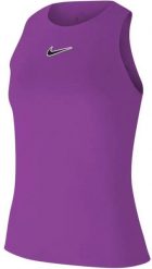 Damski top tenisowy Nike Court fioletowy. Fioletowe topy sportowe damskie Nike, na lato, l, bez wzorów, z materiału, bez ramiączek. Za 200.99 zł.