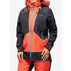 Kurtka przeciwdeszczowa damska La Sportiva Supercouloir GTX Pro Jkt. Brązowe kurtki damskie La Sportiva, bez kaptura. Za 2,687.99 zł.