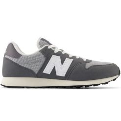 Buty New Balance GM500LCR szare. Szare buty sportowe na co dzień męskie z gumy, bez zapięcia. Za 415.67 zł.