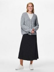 Pieces Kardigan w kolorze szarym rozmiar: M. Szare kardigany damskie Pieces, m, bez wzorów, prążkowane. Za 108.74 zł.