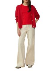 S.Oliver Koszulka w kolorze czerwonym rozmiar: 34. Czerwone bluzki damskie S.Oliver, s, bez wzorów, z bawełny, bez kołnierzyka, bez ramiączek. Za 43.99 zł.