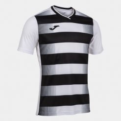 Koszulka do piłki nożnej męska Joma Europa V. Białe t-shirty sportowe męskie Joma, m, bez ramiączek, do piłki nożnej. W wyprzedaży za 128.80 zł.
