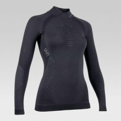 Koszulka termoaktywna damska Lady Fusyon Uw Shirt Lg Sl Turtleneck. Czarne bielizna termoaktywna damska UYN, xs, bez wzorów, z polaru. Za 519.00 zł.