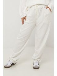 Curvy Lady Spodnie w kolorze białym rozmiar: 44/46. Białe spodnie materiałowe damskie Curvy Lady, bez wzorów, z materiału, klasyczne, z standardowym stanem. Za 183.15 zł.