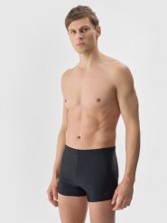 4F Kąpielówki męskie - czarne M. Czarne kąpielówki męskie 4f, m, bez wzorów, z elastanu, do pływania. Za 59.99 zł.