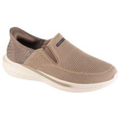 Buty sportowe Sneakersy męskie, Slip-Ins: Slade - Deacon. Szare buty sportowe na co dzień męskie Skechers, z materiału, bez zapięcia, trekkingowe. Za 329.99 zł.
