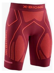 X-Bionic Szorty w kolorze czerwonym do biegania rozmiar: M. Czerwone spodenki sportowe damskie X BIONIC, m, z materiału, do biegania. Za 233.33 zł.