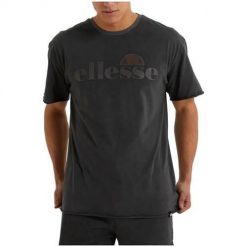 Koszulka sportowa męska Ellesse Miater. Czarne t-shirty sportowe męskie Ellesse, l, z bawełny, bez ramiączek. Za 142.00 zł.