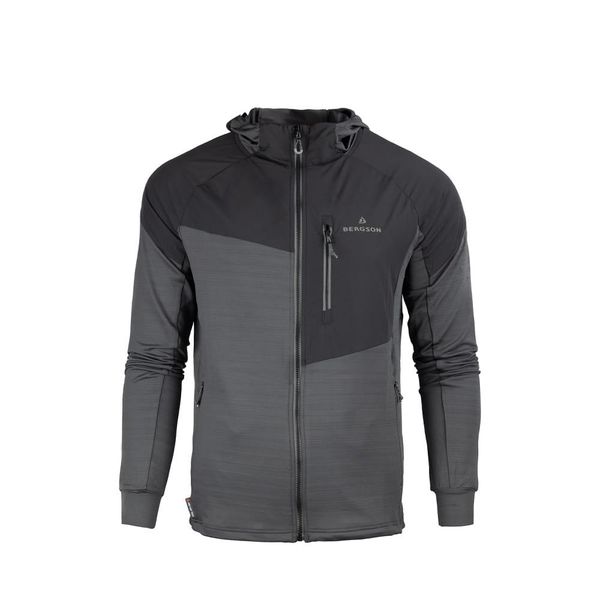 Bluza streczowa męska Swiftmove1. Brązowe bluzy bez kaptura męskie Bergson, l. W wyprzedaży za 235.00 zł.