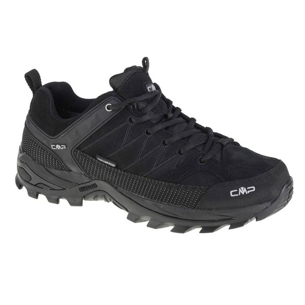 Buty trekkingowe CMP Rigel. Czarne buty trekkingowe męskie CMP, z materiału, bez zapięcia, trekkingowe. Za 349.99 zł.