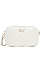 Nine West Torebka LILLA2 Biały. Białe torebki klasyczne damskie Nine West, bez wzorów, z materiału, wizytowe, bez kołnierzyka, bez ramiączek. Za 149.99 zł.