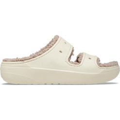 Klapki Dla Dorosłych Crocs Classic Cozzy Sandal. Brązowe klapki i japonki męskie Crocs, z materiału. Za 202.99 zł.