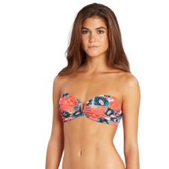 Góra od bikini damska Billabong. Czerwone bikini damskie Billabong, bez wzorów. Za 52.64 zł.