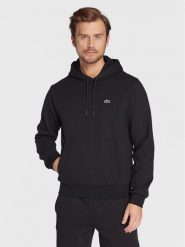 Lacoste Bluza SH9623 Czarny Classic Fit. Czarne bluzy bez kaptura męskie Lacoste, m, z bawełny. Za 549.99 zł.