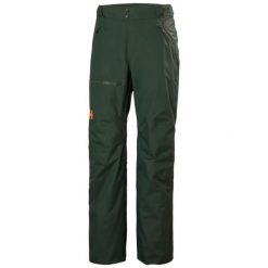 Spodnie narciarskie cargo Helly Hansen Sogn. Czarne spodnie materiałowe męskie Helly Hansen, bez wzorów, z materiału. Za 805.00 zł.