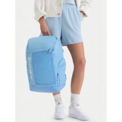 Plecak Reebok. Niebieskie plecaki damskie Reebok, bez wzorów, sportowe. Za 199.99 zł.