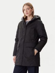 Tommy Hilfiger Parka WW0WW46533 Czarny Relaxed Fit. Czarne parki damskie Tommy Hilfiger, xxl, bez wzorów, z syntetyku. Za 1,049.00 zł.