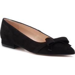 Baleriny EVA MINGE - EM-21-06-000179 801. Czarne baleriny damskie Eva Minge, bez wzorów, z materiału, bez obcasa. Za 419.00 zł.