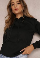 Czarna Bluza z Kapturem Corbetes. Czarne bluzy z kapturem damskie Renee, l, z dresówki. Za 44.99 zł.